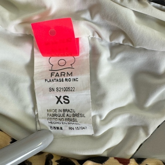 Farm Rio Multi-Colored Leopard Bikini Bottom Size XS - Picture 7 of 8